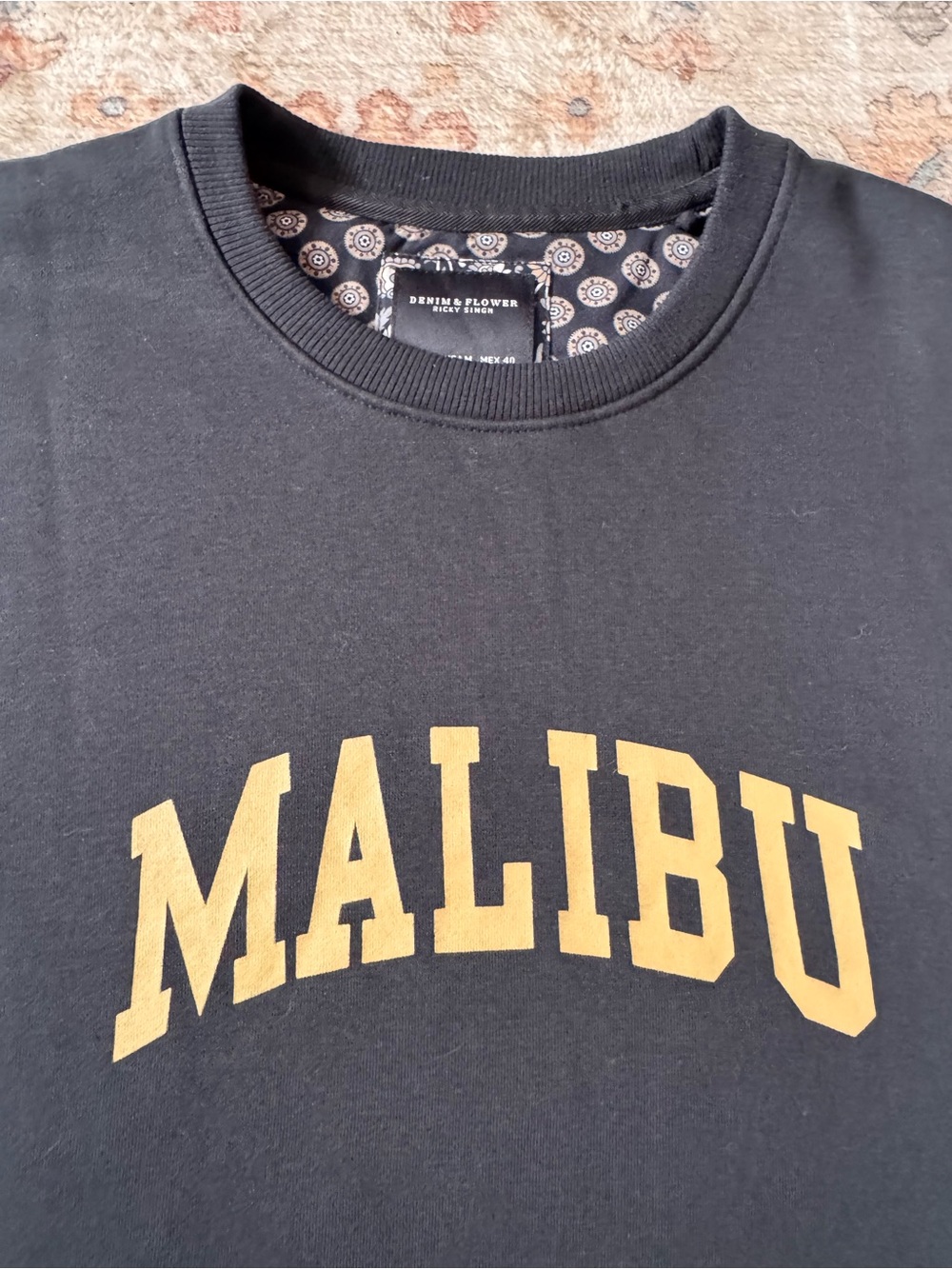 Denim & Flower Malibu Sweatshirt Men’s Medium